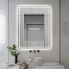 Badezimmerspiegel mit Hintergrundbeleuchtung 60x80cm mit Anti-Beschlag Vindur L Sales