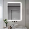 Badezimmerspiegel mit Anti-Beschlag und Hintergrundbeleuchtung 70x90cm Vindur XL Aktion