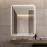 Badezimmerspiegel mit Anti-Beschlag und Hintergrundbeleuchtung 70x90cm Vindur XL Angebot