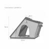 Autodachzelt universal starr 2-Sitzer 140x225cm Honduras Kosten