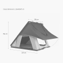 Autodachzelt mit Markise 2-Personen Camping 140x225cm Mexiko Preis