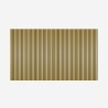 4 x dekorative Wandpaneele aus Holz in goldfarbenem Effekt 120x60cm Tabb-GO Angebot