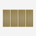 4 x dekorative Wandpaneele aus Holz in goldfarbenem Effekt 120x60cm Tabb-GO Aktion