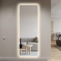 Wandspiegel rechteckig 170x65cm mit LED-Hintergrundbeleuchtung Trefil Rabatte