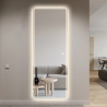 Wandspiegel rechteckig 170x65cm mit LED-Hintergrundbeleuchtung Trefil Rabatte