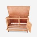 Kaninchenstall aus Holz für draußen Carrot Angebot