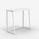 Platzsparender klappbarer Bürotisch 80x45x75 weiß Wolly B Verkauf