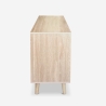 Kommode aus Holz fürs Wohnzimmer 9 Schubladen 120x40x72cm Vudan Katalog