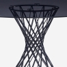 Tisch Design rund modern schwarz aus Glas 120cm für Wohnzimmer Naji Angebot