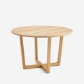 Esstisch modern, rund aus Holz für die Küche 120cm Zira Aktion
