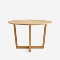 Esstisch modern, rund aus Holz für die Küche 120cm Zira Verkauf