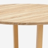 Esstisch modern, rund aus Holz für die Küche 120cm Zira Angebot