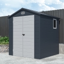 Casetta gerätehaus aus polypropylen für den garten 192x190x219cm Bracciano Aktion