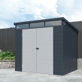 Casetta Box für Gartenwerkzeuge aus Polypropylen 238x191x215cm Bolsena Aktion