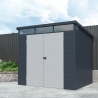 Casetta Box für Gartenwerkzeuge aus Polypropylen 238x191x215cm Bolsena Aktion