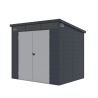 Casetta Box für Gartenwerkzeuge aus Polypropylen 238x191x215cm Bolsena Verkauf