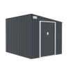Casetta aus Metall für Gartengeräte 214x257x193cm Ostuni Angebot