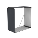 Holzhütte für den Garten aus Metall 110x52x110cm Livigno Sales