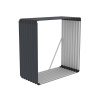 Holzhütte für den Garten aus Metall 110x52x110cm Livigno Sales