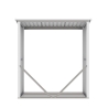 Holzhütte für den Garten aus Metall 182x89x190cm Vipiteno Katalog
