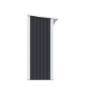 Holzhütte für den Garten aus Metall 182x89x190cm Vipiteno Rabatte