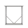 Holzhütte für den Garten aus Metall 182x89x190cm Vipiteno Sales