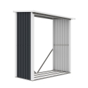 Holzhütte für den Garten aus Metall 182x89x190cm Vipiteno Angebot