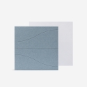 Set 8 dekorative Schallschutzpaneele 60x60 Design  hellblau Zarbi-A Angebot