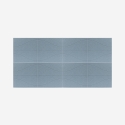 Set 8 dekorative Schallschutzpaneele 60x60 Design  hellblau Zarbi-A Sales