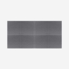 Set 8 Schallschutzpaneele 60x60 Polyester Design grau Zarbi-GC Sales