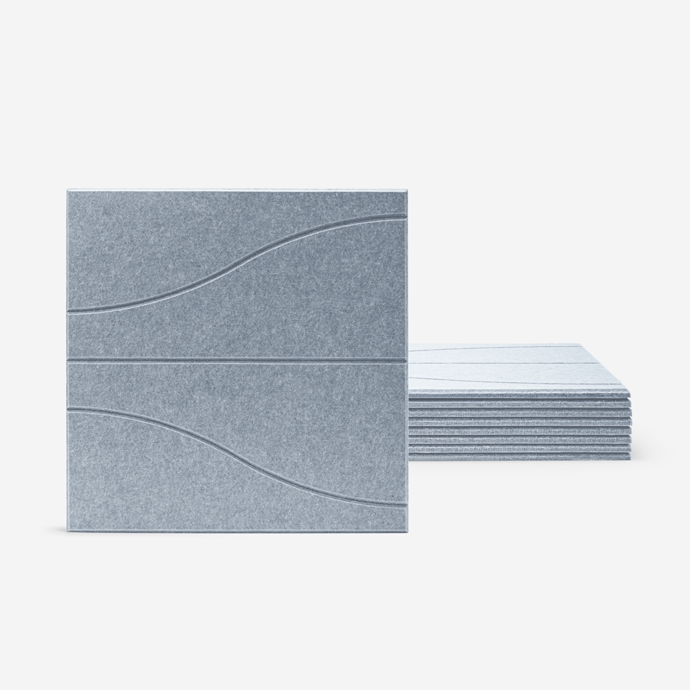 Set 8 dekorative Schallschutzpaneele 60x60 grau Zarbi-G Aktion Set 8 dekorative Schallschutzpaneele 60x60 grau Zarbi-G Aktion