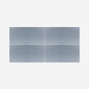 Set 8 dekorative Schallschutzpaneele 60x60 grau Zarbi-G Sales