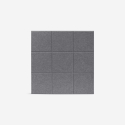Set aus 8 dekorativen Schallschutzpaneelen 60x60 Polyester grau Didi-GC Rabatte