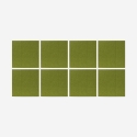 Set aus 8 dekorativen Schallschutzpaneelen 60x60, grün, geometrisch Didi-V Verkauf