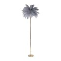 Stehlampe mit Federschirm und 3 Lichtquellen, Höhe 160 cm, Modell Palm L Kauf