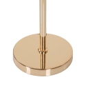 Stehlampe mit Federschirm und 3 Lichtquellen, Höhe 160 cm, Modell Palm L 