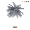 Tischlampe mit Federlampenschirm und 2 Lichtquellen Palm S Kosten