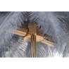 Tischlampe mit Federlampenschirm und 2 Lichtquellen Palm S 