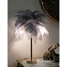 Tischlampe mit Federlampenschirm und 2 Lichtquellen Palm S Kauf