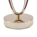 Elegante Tischlampe mit goldfarbener Basis und beigem Schirm Flush S Rabatte
