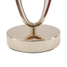 Elegante Tischlampe mit goldfarbener Basis und beigem Schirm Flush S Rabatte