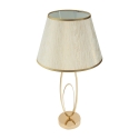 Elegante Tischlampe mit goldener Basis und beigem Schirm Flush M Angebot