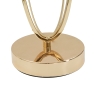 Elegante Tischlampe mit goldener Basis und beigem Schirm Flush M Sales