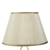 Elegante Tischlampe mit goldener Basis und beigem Schirm Flush M Katalog