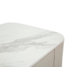 Eleganter Nachttisch mit 2 Schubladen und goldfarbenen Details 60x40cm Lullaby Auswahl