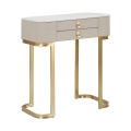 Eingangskonsole mit 2 Schubladen und goldenen Beinen 70x40cm Beauty Aktion