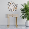Eingangskonsole mit 2 Schubladen und goldenen Beinen 70x40cm Beauty Verkauf