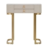 Eingangskonsole mit 2 Schubladen und goldenen Beinen 70x40cm Beauty Angebot