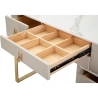 Schminktisch für Schlafzimmer mit 6 Schubladen Vanity Auswahl