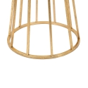 Glamouröser runder Beistelltisch aus goldfarbenem Metall, 38 cm, Stick Katalog